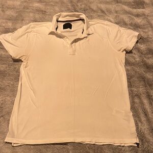 Abercrombie & Fitch Cream Polo Shirt
